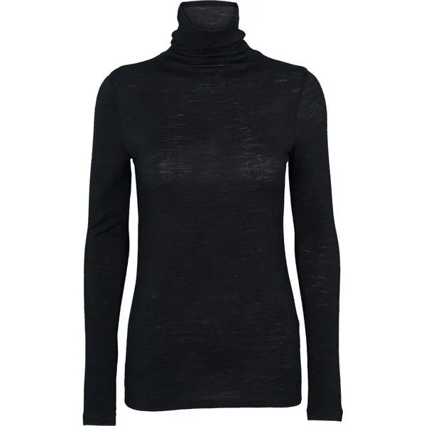 Basic Apparel Basic Apparel Rinja Rollkragenpulli mit Wolle, Schwarz, – Produktbild 1 von 4