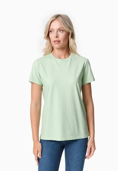 ORGANICATION ORGANICATION TENNUR | Basic T-Shirt aus Bio-Baumwolle, Foam green, – Produktbild 1 von 3