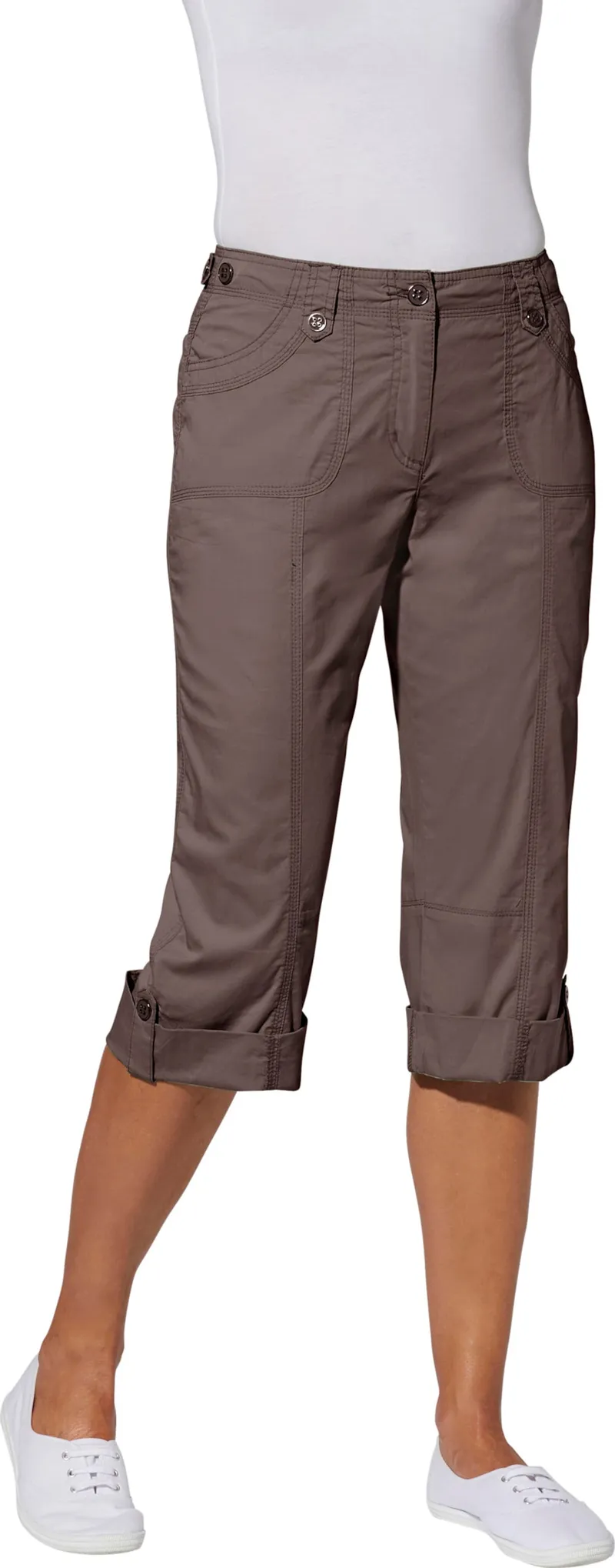 Witt Caprihose, Dunkeltaupe, – Produktbild 3 von 3