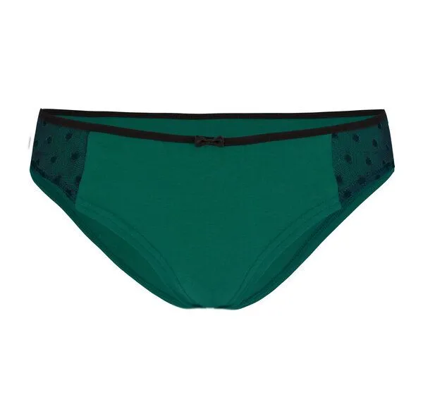 Frija Omina Frija Omina Hüftslip "Lorelow" dunkel aus Bio-Baumwolle, Smaragd (grün), – Produktbild 1 von 3