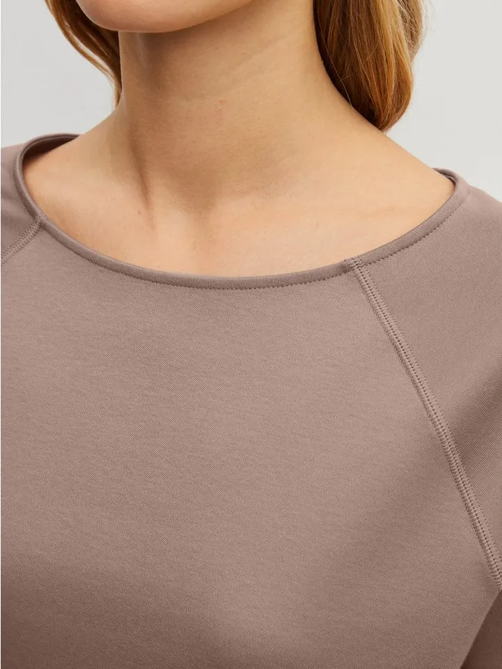 CALIDA CALIDA Langarmshirt Alpine M&M Damen (1-tlg) Heavy Interlock-Qualität, angenehm wärmend, Braun, – Produktbild 5 von 5