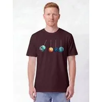 watapparel watapparel T-Shirt Unisex Weltraumforscher, Red brown, – Produktbild 1 von 1