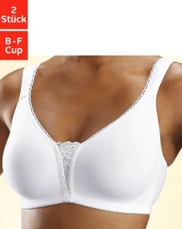 petite fleur by Lascana Soft-BH 2xweiß – Produktbild 1 von 1