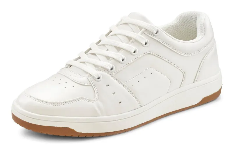 AUTHENTIC LE JOGGER AUTHENTIC LE JOGGER Schnürhalbschuh, Freizeitschuh, Schnürschuh, Turnschuh Sneaker im modischen Casual-Look VEGAN, Weiß, – Produktbild 3 von 5