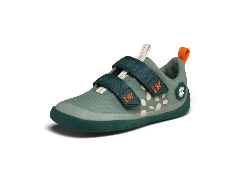Affenzahn Affenzahn Halbschuh Barfußschuh Baumwolle Lucky Hase 24, Grün, – Produktbild 2 von 8
