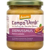 Campo Verde Campo Verde Bio-Erdnussmus crunchy, 250 g – Produktbild 1 von 1