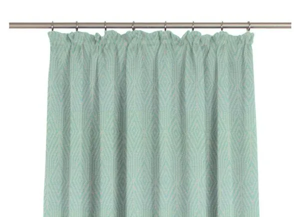 Nature by Adam Nature by Adam Vorhang aus 100% Bio-Baumwolle - Made in Germany - Easy Diamond, Blau, – Produktbild 5 von 7