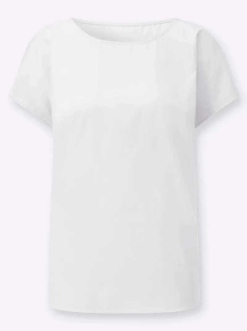 Witt Baumwollbluse ecru, Ecru, – Produktbild 2 von 2