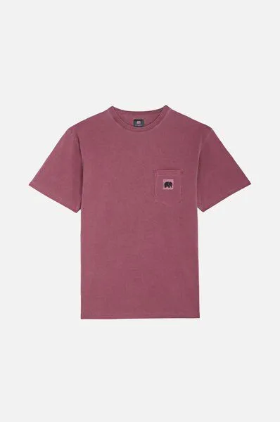 Trendsplant Trendsplant Garza Pigment Dyed T-Shirt Garnacha Red, Lila, – Produktbild 1 von 4
