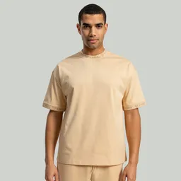 GymBeam OG1 STRIX Oversized Heavy Tee Sandshell S – Produktbild 1 von 1