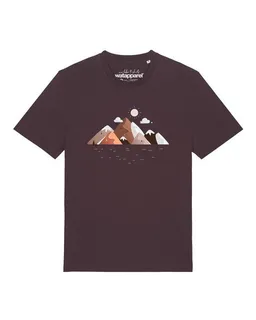 watapparel watapparel T-Shirt Unisex Mountains & Moon – Produktbild 1 von 1
