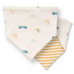 Sense Organics Sense Organics Baby Dreieckstuch mit Retro-Bus-Druck, Modell BIB – Produktbild 1 von 1