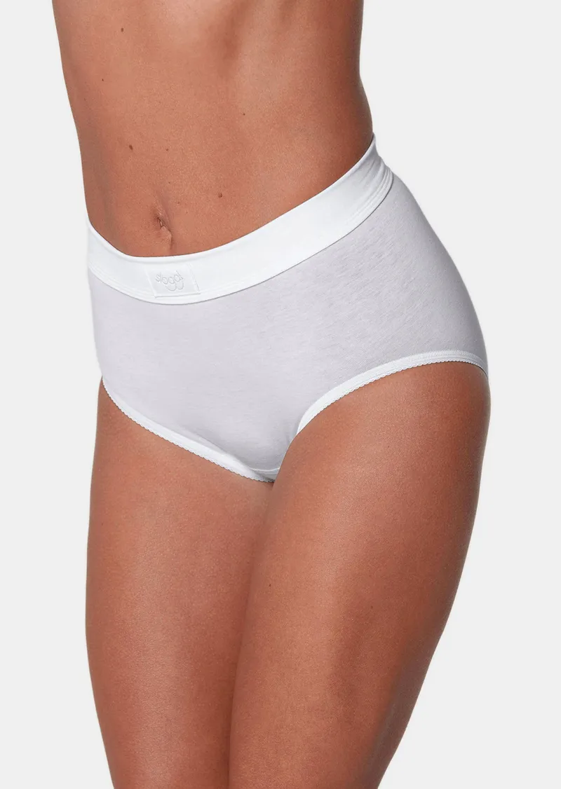 Sloggi Taillenslip im 2er-Pack - weiß - Gr. 38 von Goldner Fashion, Weiss, – Produktbild 4 von 6