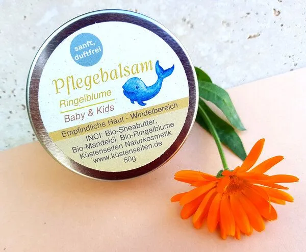 Küstenseifen Manufaktur Küstenseifen Manufaktur Baby & Kids Pflegebalsam - empfindliche Haut (Windelbereich) - Ringelblume – Produktbild 1 von 1