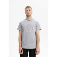 MELA Poloshirt JASPAL | von MELA | Fairtrade & GOTS zertifiziert, Grau-melange, – Produktbild 1 von 1