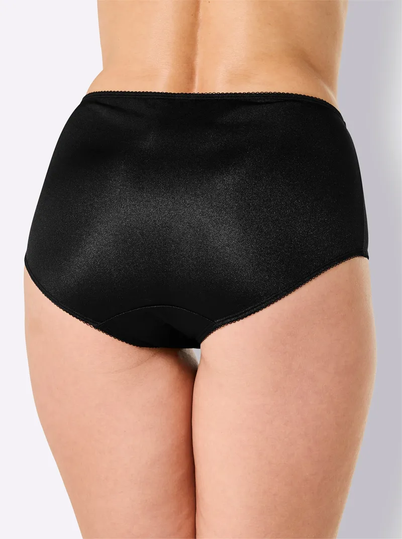 wäschepur Taillenslip schwarz, Schwarz, – Produktbild 2 von 2