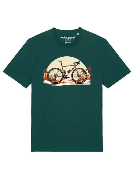 watapparel watapparel T-Shirt Unisex Gravelbike, Glazed green, – Produktbild 2 von 3