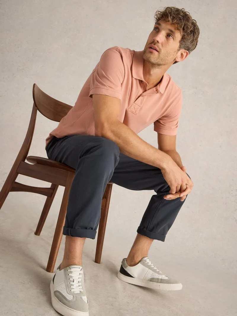 White Stuff Polo utilitaire - L, Rosa, – Produktbild 1 von 4