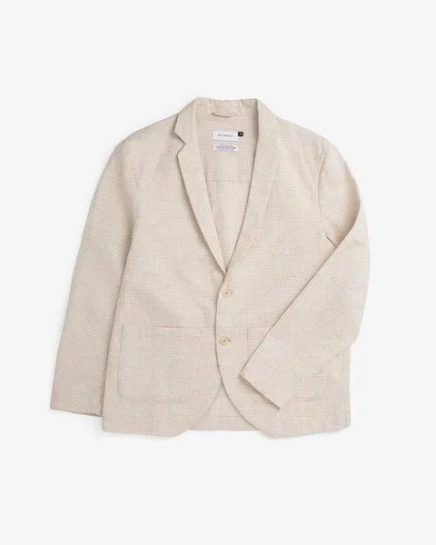 Rotholz Rotholz Casual Blazer Bio Baumwolle, Creme, – Produktbild 5 von 7