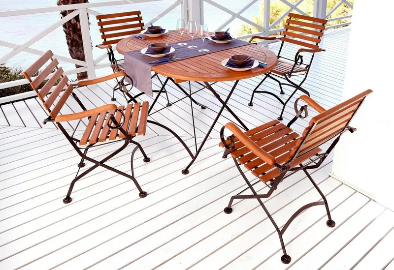 Merxx Merxx Garten-Essgruppe Schlossgarten, (Spar-Set), Braun, – Produktbild 1 von 5