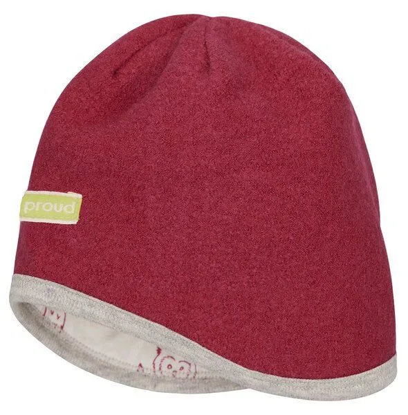 loud + proud loud + proud Babys & Kinder Mütze Wollwalk, GOTS-zertifiziert, Rouge(pink), – Produktbild 1 von 3