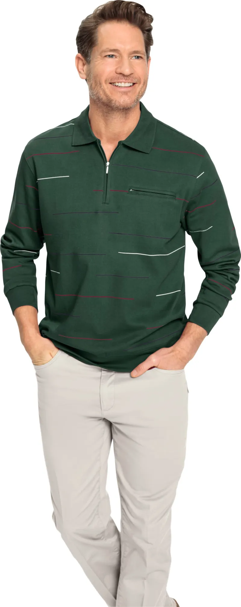 marco donati Sweatshirt moos, Moos, – Produktbild 2 von 2