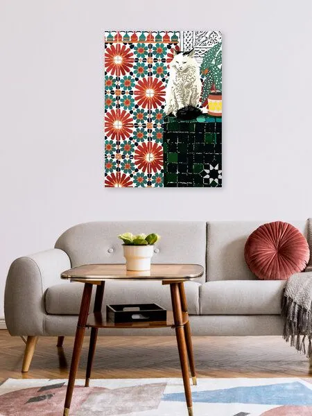 Photocircle Photocircle Poster / Leinwandbild - Bohemian Cat – Produktbild 2 von 4