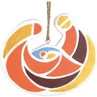 El Puente El Puente Deko-Anhänger "Heilige Familie" | Fair Trade & Handmade aus Indonesien – Produktbild 1 von 1