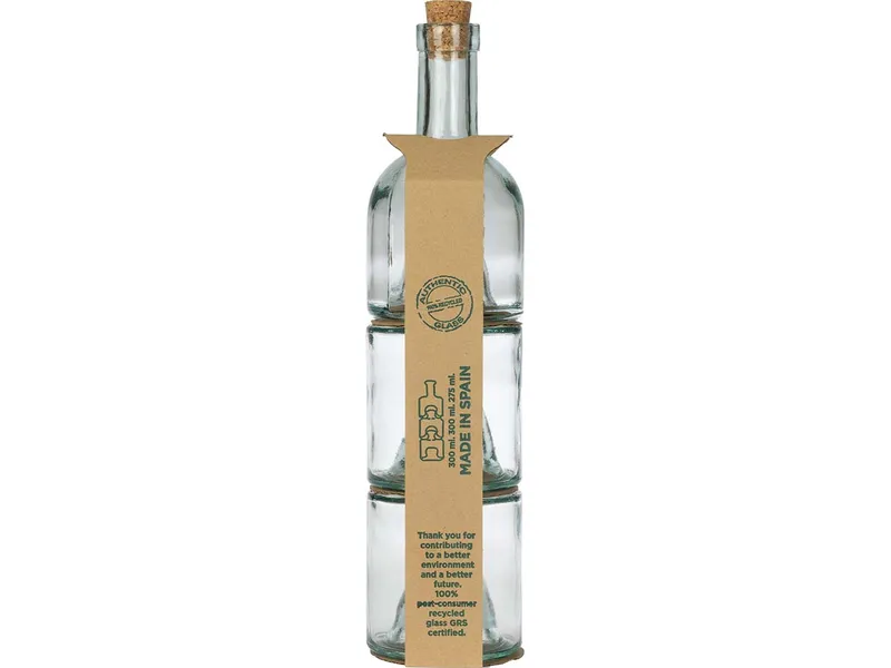 Essig & Öl Stapelflasche mit 2 x 300 ml & 1 x 275 ml, aus Recyclingglas – Produktbild 1 von 1