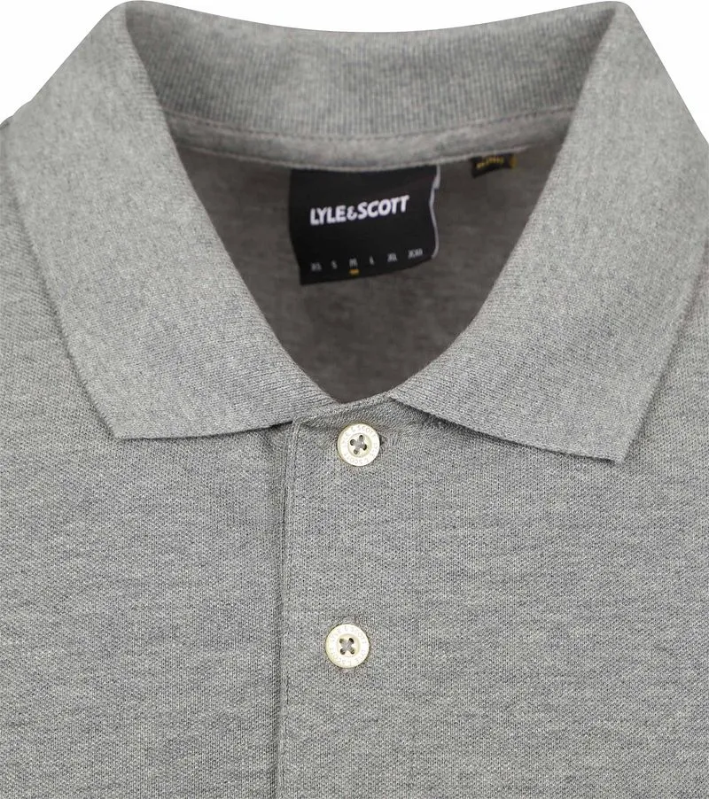 Lyle and Scott Lyle und Scott Polo Plain Grau - Größe L, Grau, – Produktbild 5 von 5
