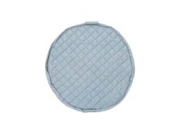 play&go Krabbeldecke, Aufbewahrungs- und Wickeltasche Organic soft blau Durchmesser ca. 120 cm – Produktbild 1 von 1