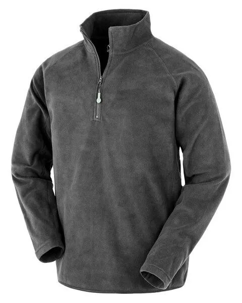 YTWOO YTWOO Recycelter Unisex Microfleece-Pullover mit Reißverschlusskragen, Grau, – Produktbild 1 von 1