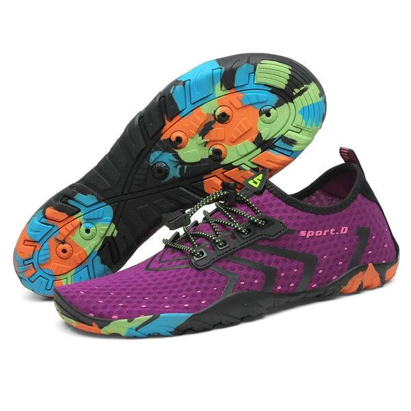 SAGUARO SAGUARO Badeschuhe vegan Barfußschuhe, Lila, – Produktbild 1 von 4