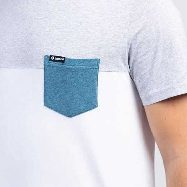 Lexi&Bö Lexi&Bö Herren Pocket T-Shirt, Mehrfarbig, – Produktbild 4 von 4