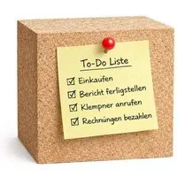 Kork Deko Kork-Deko Kork-Würfel Memoboard 10x10x10cm inkl. 80 Pinnnadeln für Büro – Produktbild 1 von 1