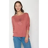 GreenBomb GREENBOMB Bloom Classic Simper - Gemütliches Longsleeve aus Viskose (LENZING ECOVERO) Mix / hochwertiger Print / Fair & Vegan – Produktbild 1 von 1