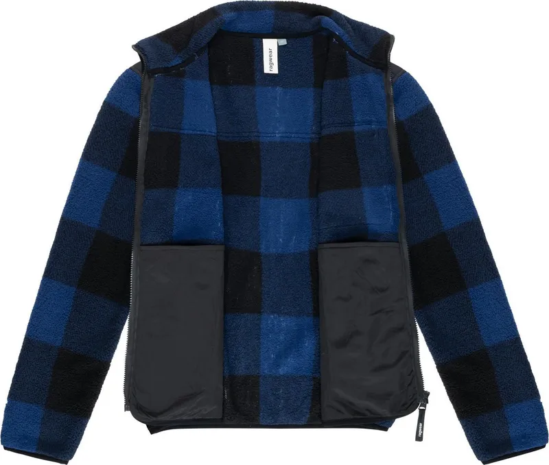 ragwear ragwear Plüschjacke Cherior Kuschelig weiche Herren Fleecejacke, Blau, – Produktbild 1 von 4