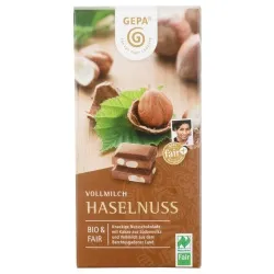 gepa Vollmilchschokolade mit Haselnüssen – Produktbild 1 von 1