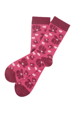 Tranquillo Sneakersocken Metee aus Bio-Baumwolle - holly berry / 39–42 – Produktbild 1 von 1