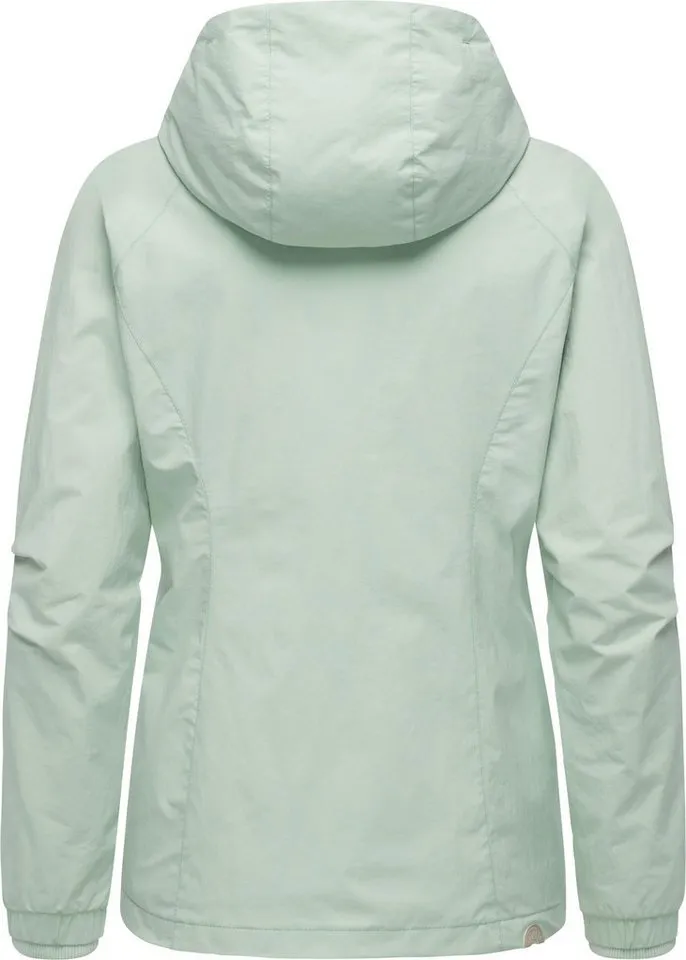 ragwear ragwear Funktionsjacke Dizzea Wasserdichte und atmungsaktive Übergangsjacke, Grün, – Produktbild 4 von 5