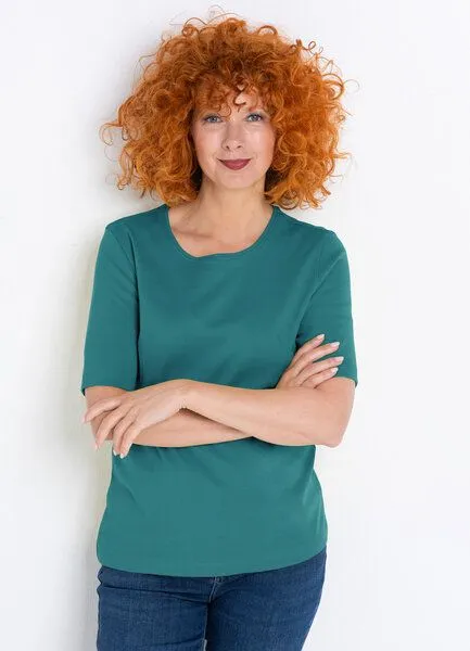 Heidekönigin Heidekönigin Halbarmshirt Pure Cotton, Agave, – Produktbild 2 von 3