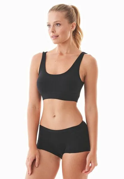ORGANICATION ORGANICATION BRIANNA | Bralette aus Bio-Baumwolle und TENCEL Modal, Black, – Produktbild 1 von 4