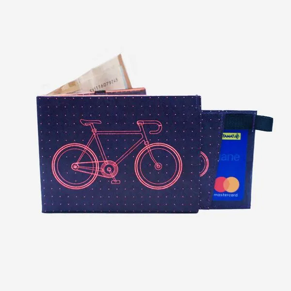 paprcuts paprcuts RFID Portemonnaie Pro, Bike 2.0. (lila orange neon), – Produktbild 1 von 4