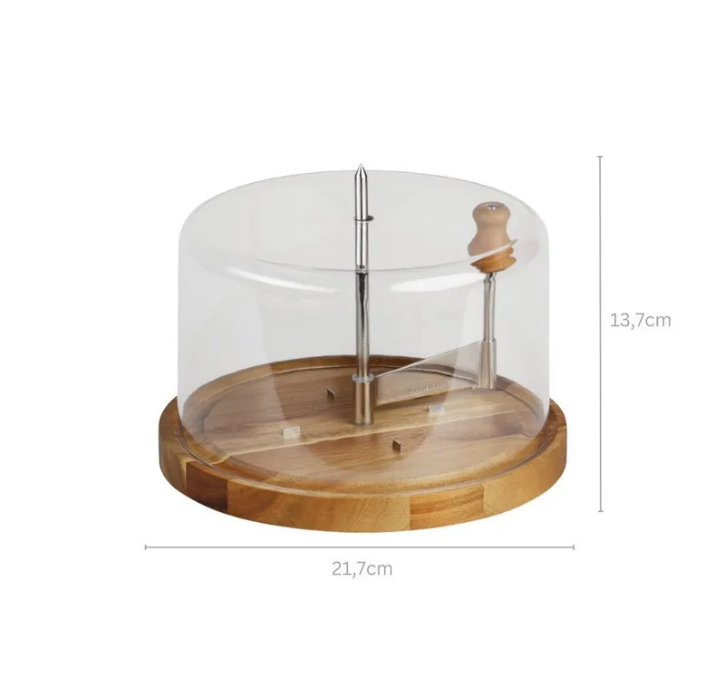 Kesper Kesper Käsehobel Schokoladenhobel, Holz, (1-St), mit Haube, Beige|braun, – Produktbild 5 von 5