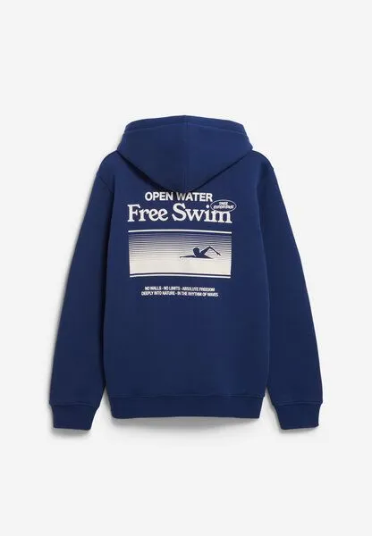 ARMEDANGELS ARMEDANGELS PAARLO FREE SWIM Herren Sweathoodie aus Bio-Baumwolle, Blue noon, – Produktbild 4 von 4