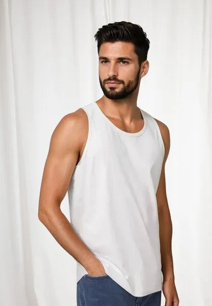 TORLAND TORLAND Herren Tanktop STANCER, Weiss (white), – Produktbild 2 von 4