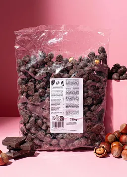 KoRo Schokohappen Haselnuss-Zartbitter 750 g – Produktbild 1 von 1