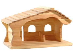 Ostheimer Ostheimer Weihnachtskrippe Krippenstall aus Massivholz bio geölt Maße 47 x 30 x 30 cm – Produktbild 1 von 1