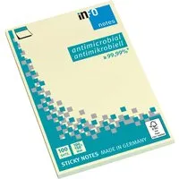 Info Info Haftnotizen 100 Blatt, 100 x 150 mm, gelb – Produktbild 1 von 1