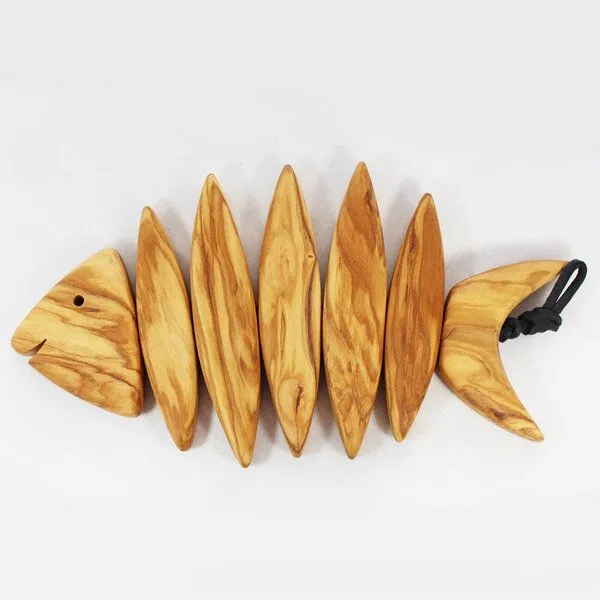 Mitienda Shop Mitienda Shop Topfuntersetzer aus Holz in Fischform – Produktbild 3 von 4